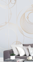 Арт. L520-COL19-GOLD | Панно Lines