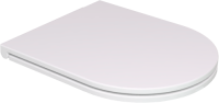 Крышка с сиденьем для подвесного унитаза с микролифтом GSG Ceramic Design Like LKCOPRSLTICRCN001, белый матовый LKCOPRSLTICRCN001