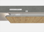 Профиль алюминиевый теневой с подсветкой Laconistiq Multilevel Struk RAL9005 Черный муар 20-31-300 3000×55×29