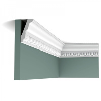C212 Карниз Orac Decor из полиуретана - Плинтус потолочный с рисунком