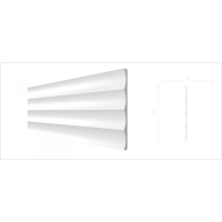 Стеновая панель из дюрополимера DD917(3m) Decor-Dizayn - 3D панель