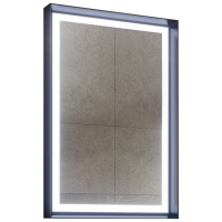 Зеркало ORKA Craft 60x90 c LED подсветкой, антрацит матовый