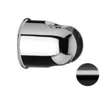 Держатель ручного душа Remer 339SOCFP, черный брашированный хром 339SOCFP