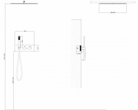 Душевая система ABBER Daheim AF8255NG скрытого монтажа без излива, термостат, никель