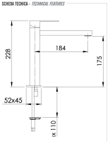 Смеситель для раковины Remer Q-Design QD11L QD11L