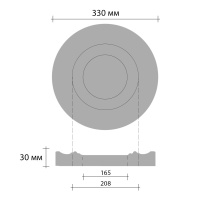 Розетка потолочная  80202/10