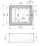 Акриловая ванна Gemy G9268 K