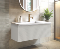 Тумба для раковины с 2 ящиками  120см Onsen Pixel 68-BP-122-S2-M11,серый