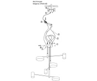 Люстра диммируемая KINK Light Рапис черный/бронза 07645-6D,19(20)