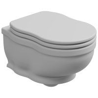 Чаша подвесного унитаза GSG Ceramic Design Time TIWCSO001, белый матовый TIWCSO001