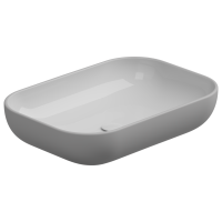 Раковина накладная биколор 60x42 см GSG Ceramic Design Easy EALAVRE60BI000/033, White/Perla Matt EALAVRE60BI000/033