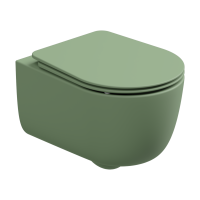 Чаша подвесного унитаза со смывом Smart Clean GSG Ceramic Design Hit! HIWCSO031, Salvia Matt HIWCSO031