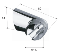Держатель ручного душа Remer 339L 339L