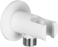 Держатель ручного душа с подключением шланга Remer 337MBO, белый матовый 337MBO