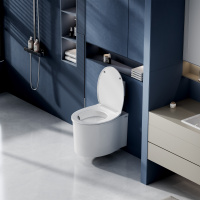 Унитаз ABBER Bequem AC1127 подвесной белый, безободковый, смыв торнадо и струйный смыв