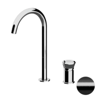 Смеситель для раковины Remer Element ET57LCFP, черный брашированный хром ET57LCFP