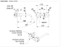 Смеситель для раковины Remer X Style X15PLBO, белый матовый X15PLBO