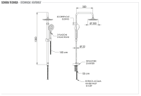 Душевая система без смесителя Remer 330X8MPEC20NRA 330X8MPEC20NRA