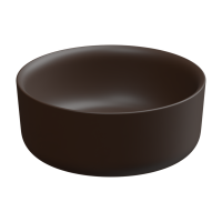 Раковина накладная 42 см GSG Ceramic Design Hit! HILAVRO42035, Cacao Matt HILAVRO42035