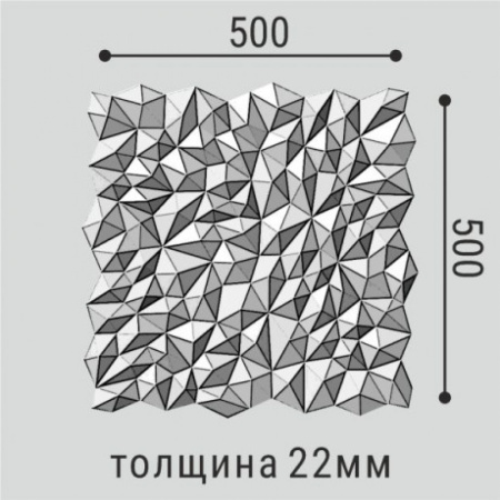 Стеновая панель из XPS Polymer СП 15 Bello Deco - 3D панель