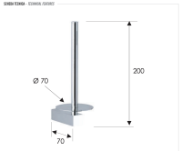 Бумагодержатель Remer SQ SQ62CR SQ62CR