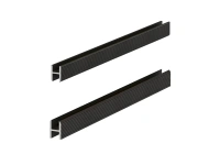 Профиль алюминиевый теневой Laconistiq Dual Черный 22-11-300 3000×8,6×12