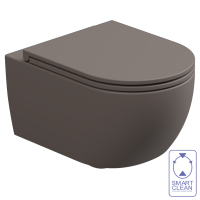 Чаша подвесного унитаза со смывом Smart Clean GSG Ceramic Design Like LKWCSO029, Tortora Matt LKWCSO029