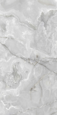 Керамогранит  ONYX&MORE SILVER ONYX SATIN 6MM R  120x240