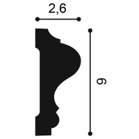 P8020 Молдинг Orac Decor из полиуретана - Молдинг декоративный