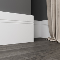 Плинтус напольный из ЛДФ Ultrawood арт. Base 5902 i (2000 x 230 x 15 мм.)
