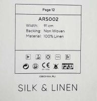 Обои Decaro Wallcoverings Pure Silk&Linen ARS002