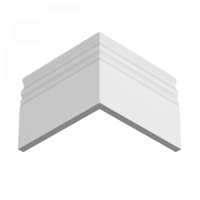 Плинтус напольный из ЛДФ Ultrawood арт. Base 5074 i (2000 x 184 x 15 мм.)