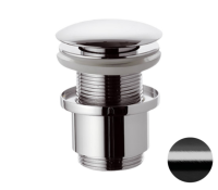 Донный клапан без перелива 1”1/4 Remer 904CC2114CFP, черный брашированный хром 904CC2114CFP
