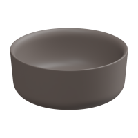 Раковина накладная 42 см GSG Ceramic Design Hit! HILAVRO42029, Tortora Matt HILAVRO42029