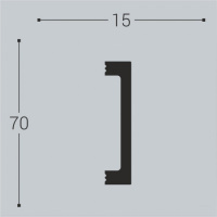 Наличник из XPS Polymer Н17 70-15 Bello Deco