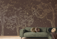Арт. L501-COL1-GOLD | Панно Lines