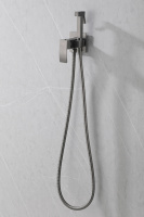 Смеситель ABBER Wasserfall AF8625NG с гигиеническим душем, никель