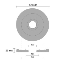 Розетка потолочная  DR306