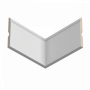 Плинтус напольный из ЛДФ Ultrawood арт. Base 5011 (2000 x 165 x 15 мм.)
