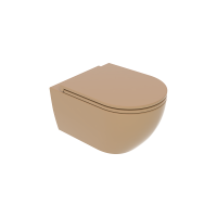 Чаша подвесного унитаза со смывом Smart Clean GSG Ceramic Design Like LKWCSO017, каштан LKWCSO017