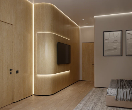 Профиль алюминиевый теневой с подсветкой Laconistiq Multilevel Dual Черный 30-11-300 3000×46,7×31