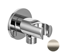 Держатель ручного душа с подключением шланга Remer 337MXV, сталь 337MXV