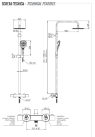 Душевая система термостатическая Remer EQ32A8CPUFD30 EQ32A8CPUFD30