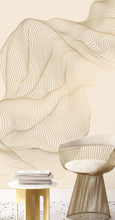 Арт. L531-COL2-GOLD | Панно Lines