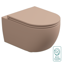 Чаша подвесного унитаза со смывом Eco Clean (торнадо) GSG Ceramic Design Like LKWCSOEC032, Cipria Matt LKWCSOEC032