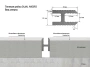 Профиль алюминиевый теневой Laconistiq Dual Mini Светлое золото 28-15-300 3000×6×10