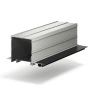 Профиль алюминиевый теневой для штор Laconistiq Roll-Box Base Черный муар 57-31-270 3000×110×110