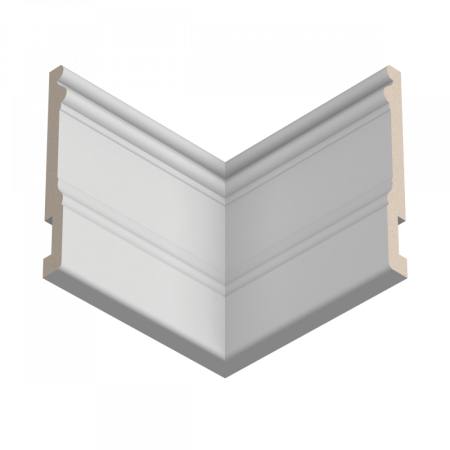 Плинтус напольный из ЛДФ Ultrawood  Base 0002 (2440 x 133 x 14 мм.)