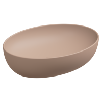 Раковина накладная 55x42 см GSG Ceramic Design Easy EALAVOV55032, Cipria Matt EALAVOV55032