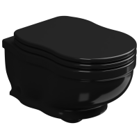 Чаша подвесного унитаза GSG Ceramic Design Time TIWCSO002, черный глянцевый TIWCSO002